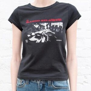 Brandy Melville Graphic Tee | Vintage Style Music Shirt | Black | Size Small